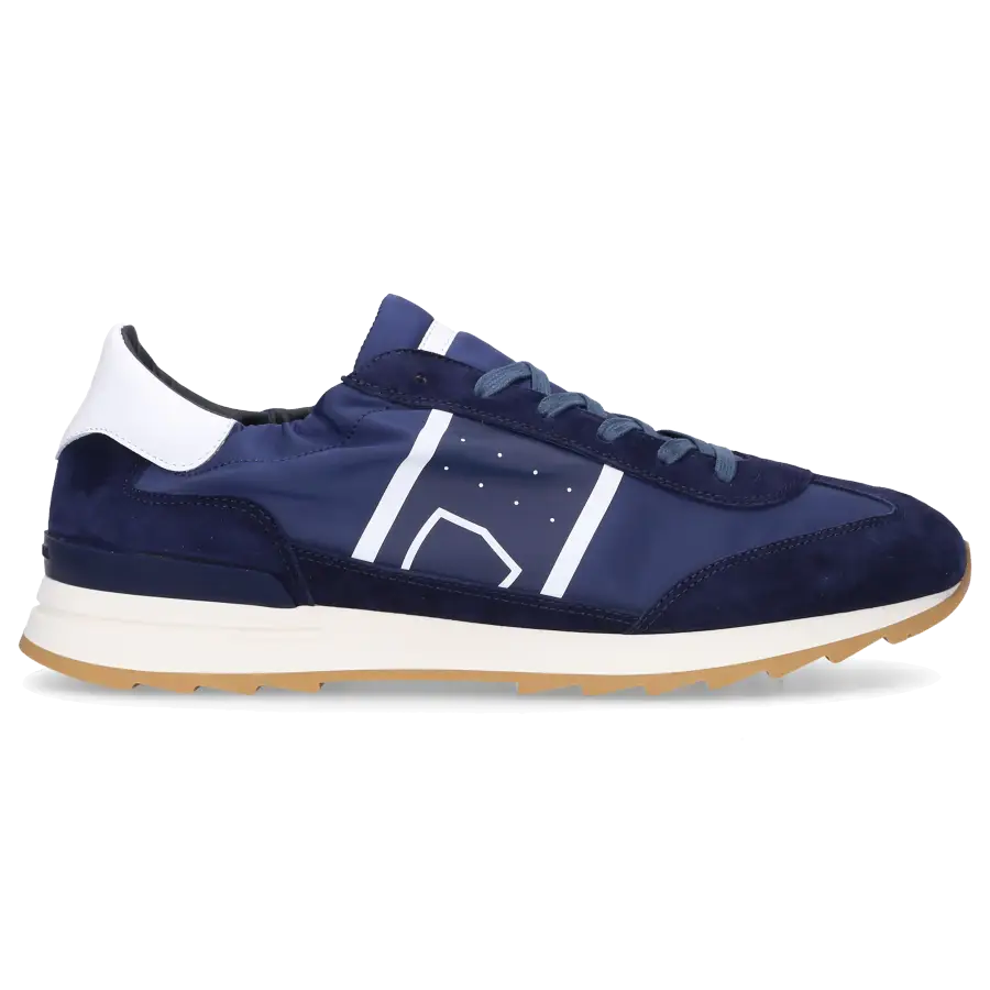 Philippe Model - Sneaker low Logo Streifen blau - blau