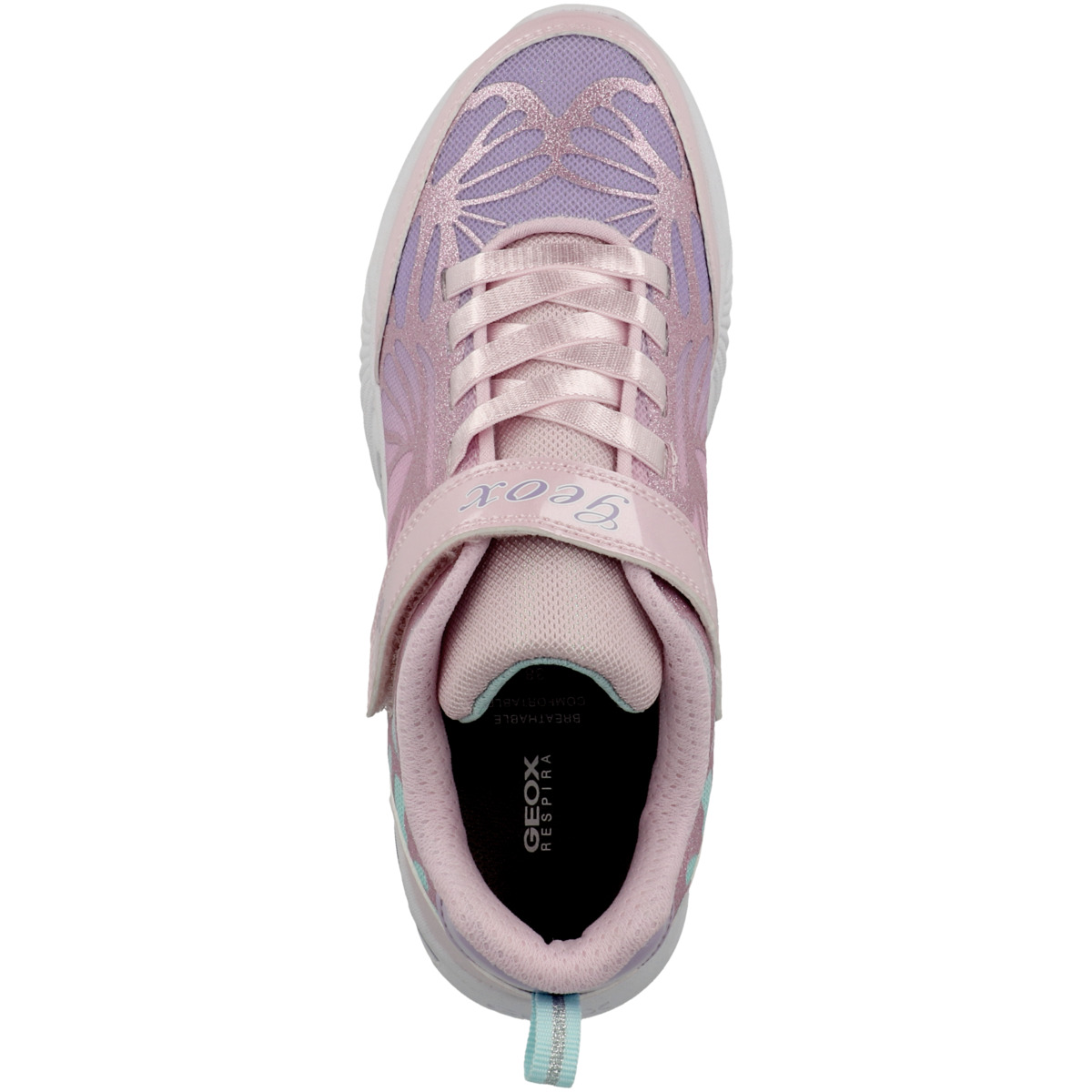 Geox J Assister G. B Sneaker low pink