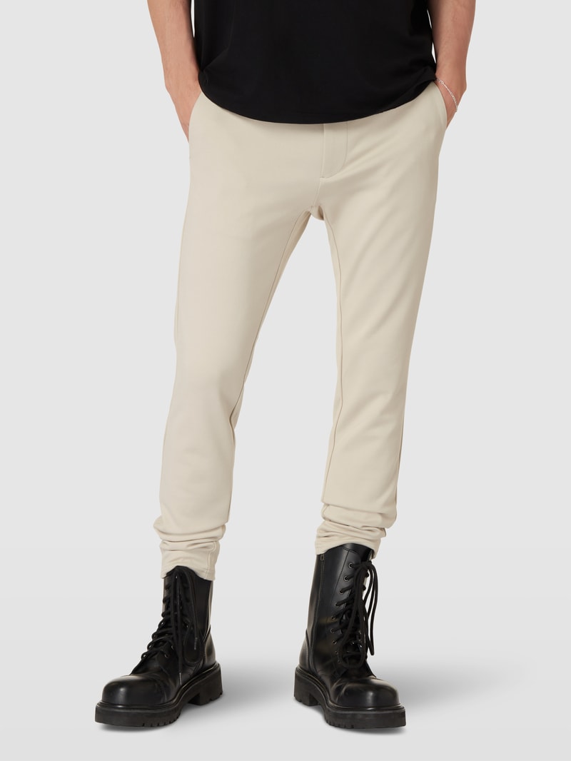 Chino mit Stretch-Anteil in offwhite