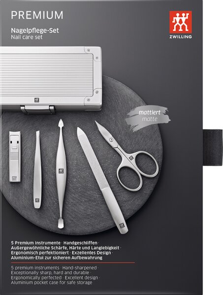 ZWILLING Beauty Premium Nagelpflege-Set - stainless Maniküre-Set