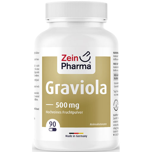 GRAVIOLA KAPSELN 500 mg/Kap. Fruchtpul. Peru  90 St  Kapseln