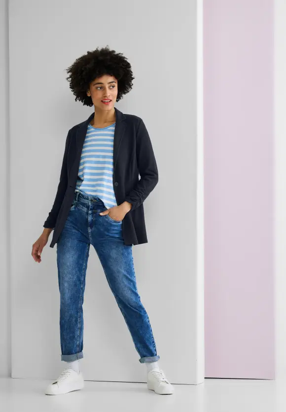 Street One Longblazer mit Raffung