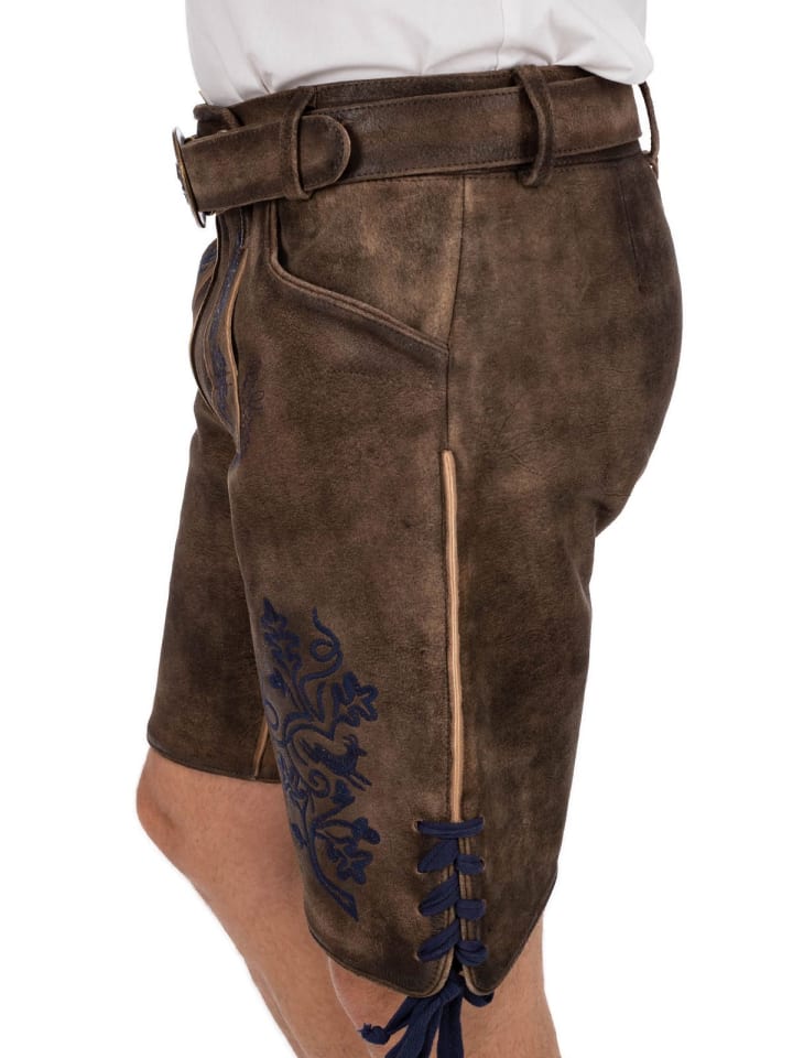 MADDOX Lederhose UTZ in braun günstig kaufen