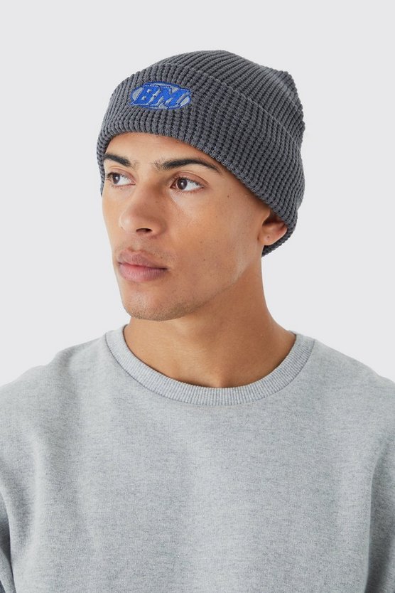 Man Beanie in Waffeloptik