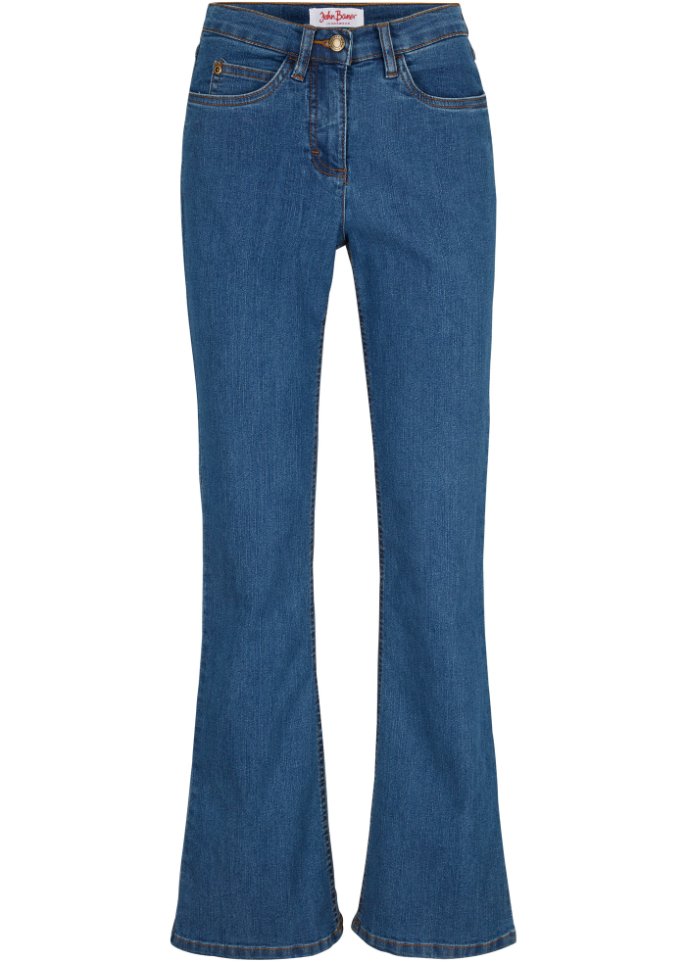 Komfort-Stretch-Jeans Bootcut