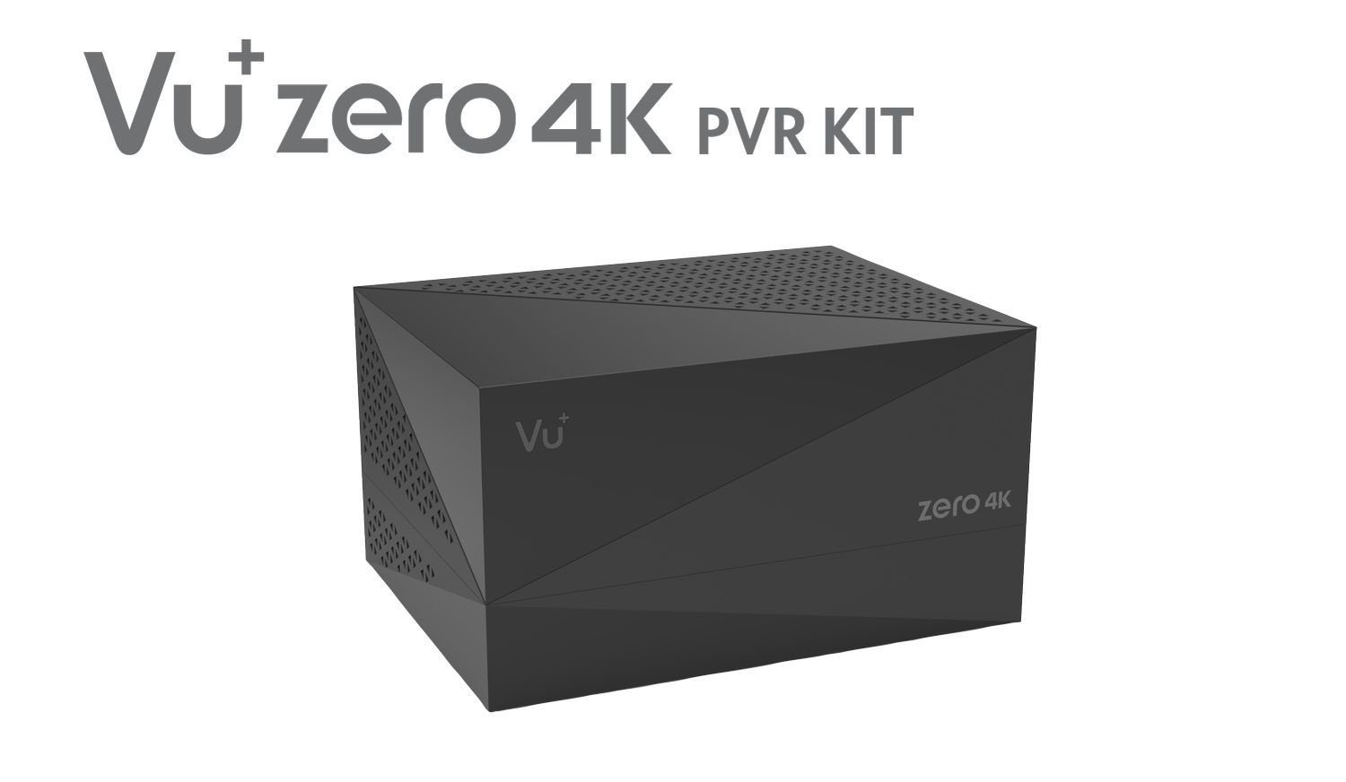 VU+ VU+ 620462 Zero 4K PVR Kit Inklusive HDD, 1TB, schwarz Tuner