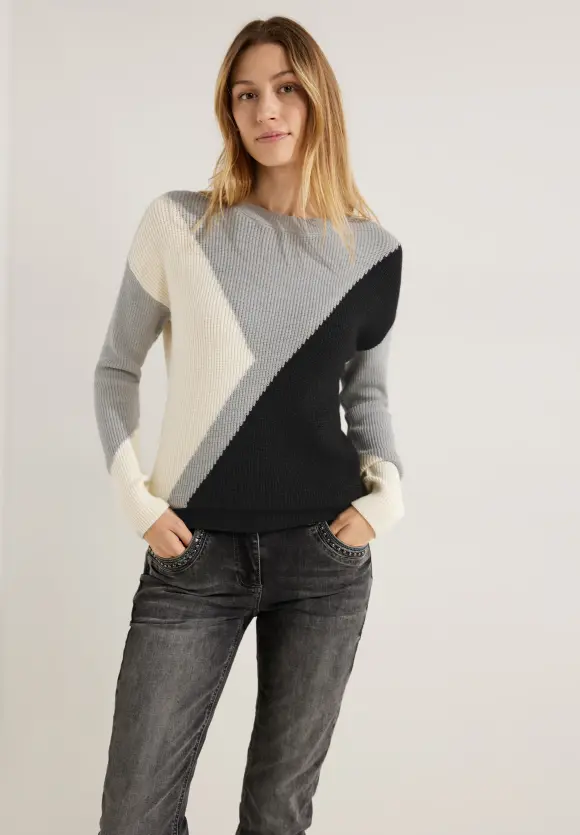 CECIL Jacquard Strickpullover