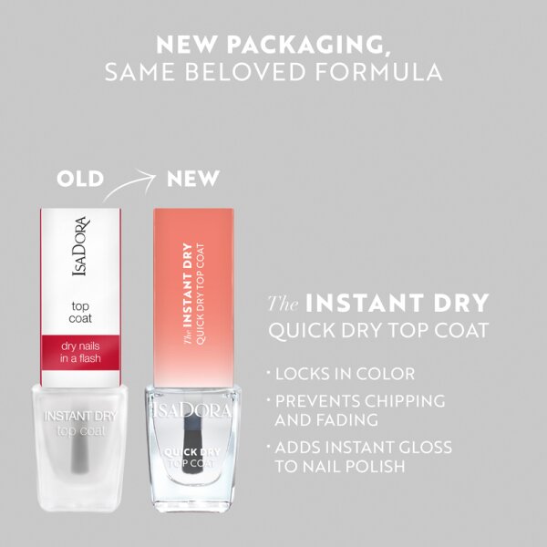 IsaDora Instant Dry Quick-Drying Top Coat Nagelüberlack