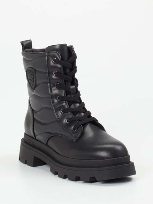 Schnürstiefelette-17250090093 Blauer
