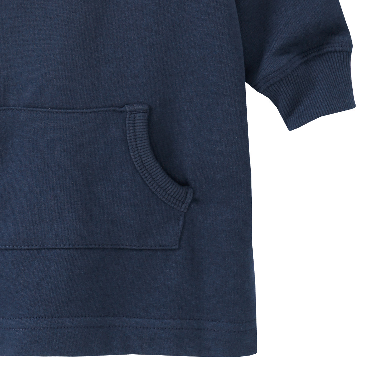 Baby Sweatkleid mit appliziertem Herz