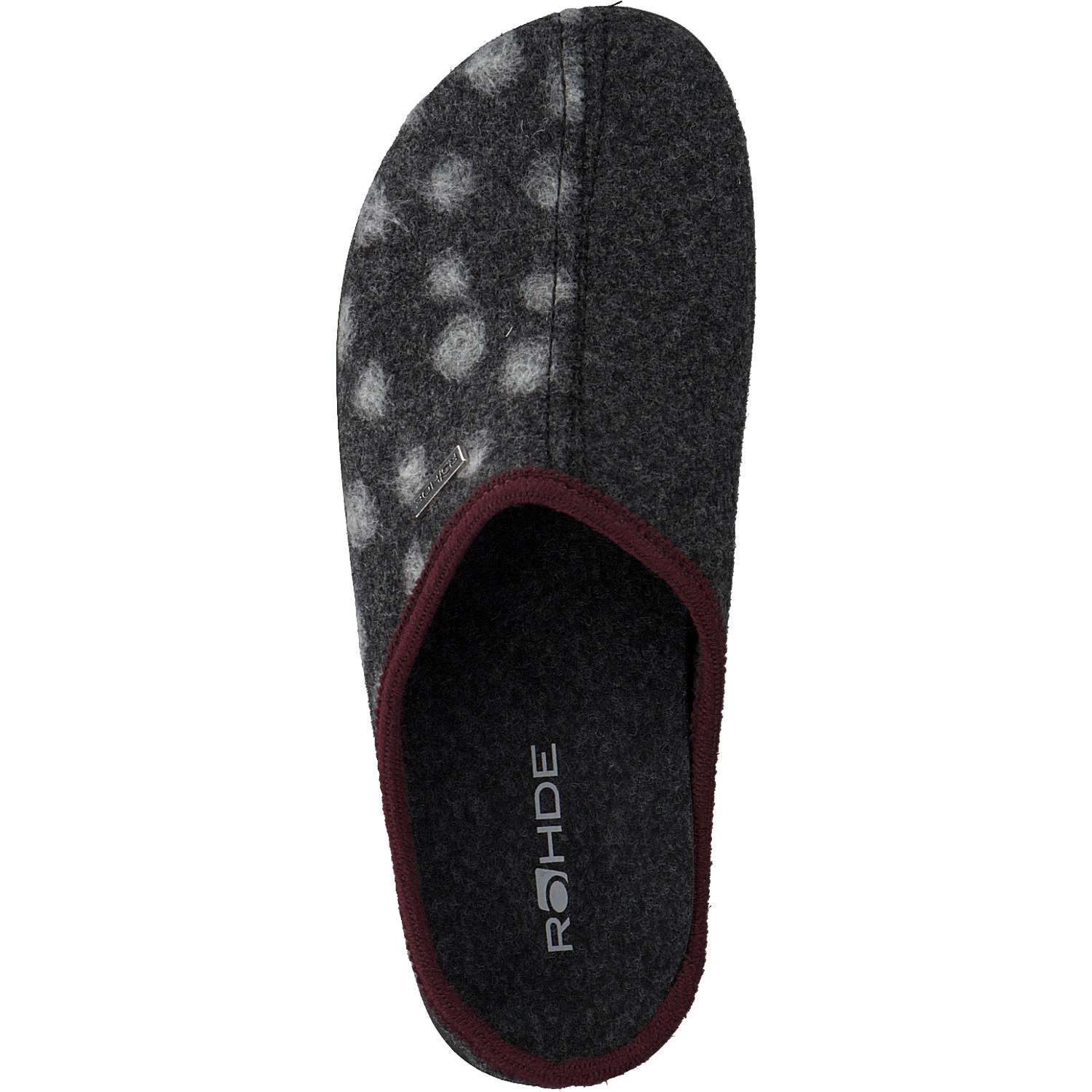 Rohde 6551, Pantoffeln, Damen, Anthrazit