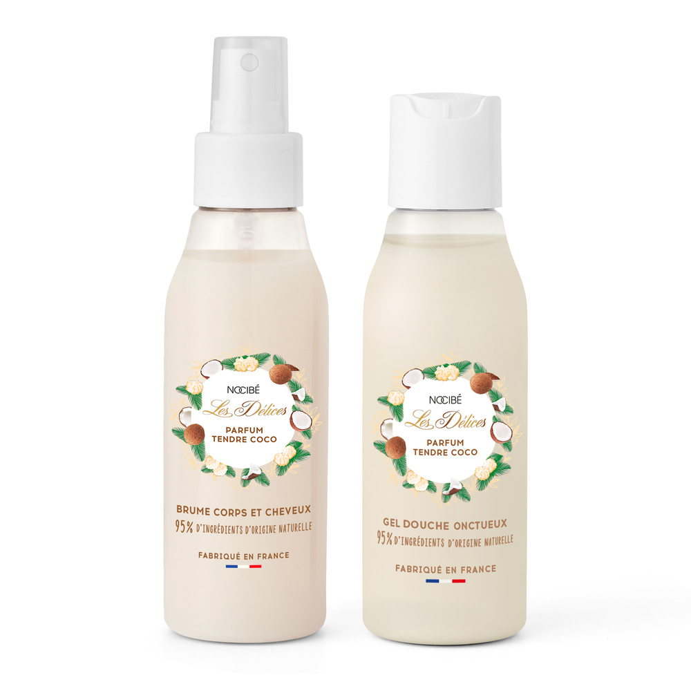 Nocibé Les Délices - Tendre Coco Coffret Gel Douche & Brume
