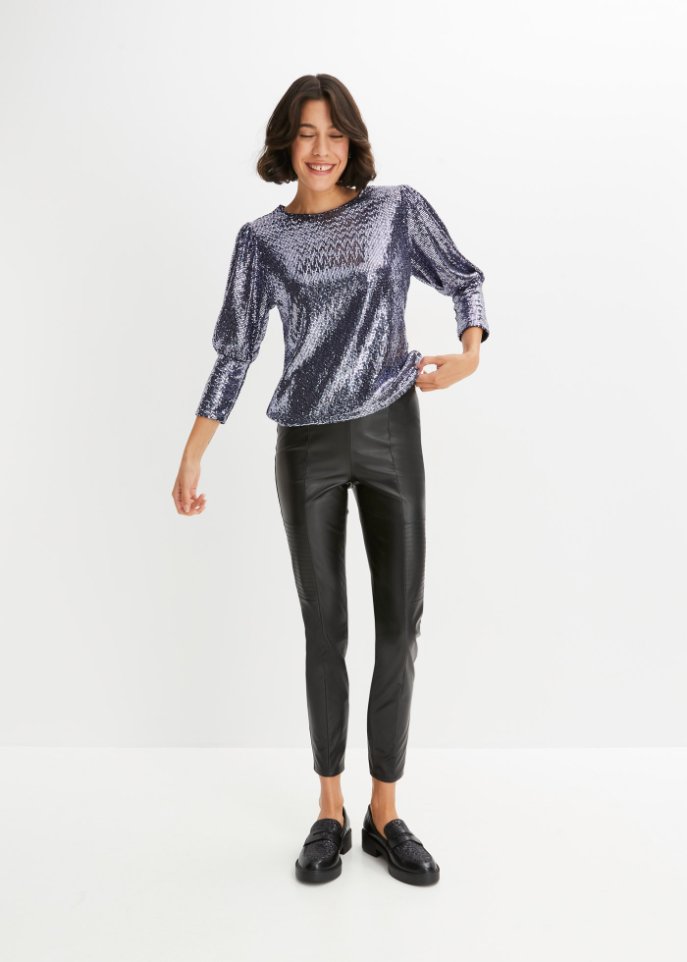 Pailletten-Shirt