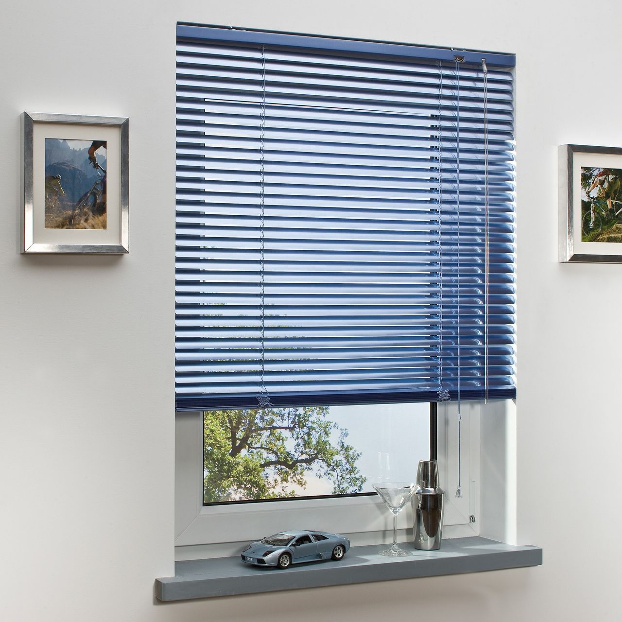 Bella Casa Aluminium-Jalousie, sky, 160 x 160 cm