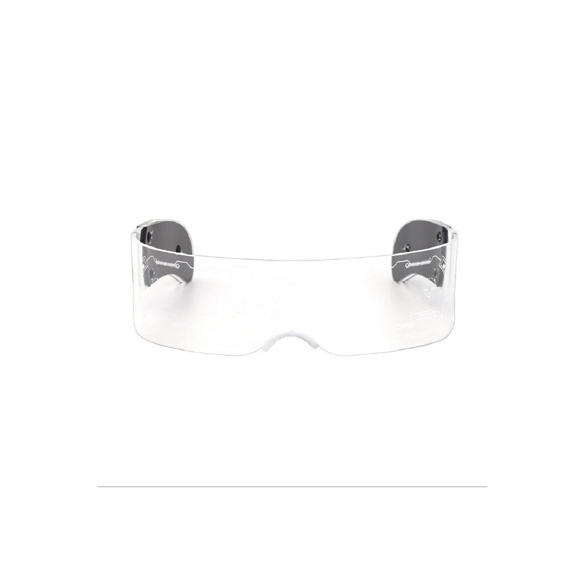 Bunte LED-Leuchtbrille Techno-Brille Partyspiel-Requisiten