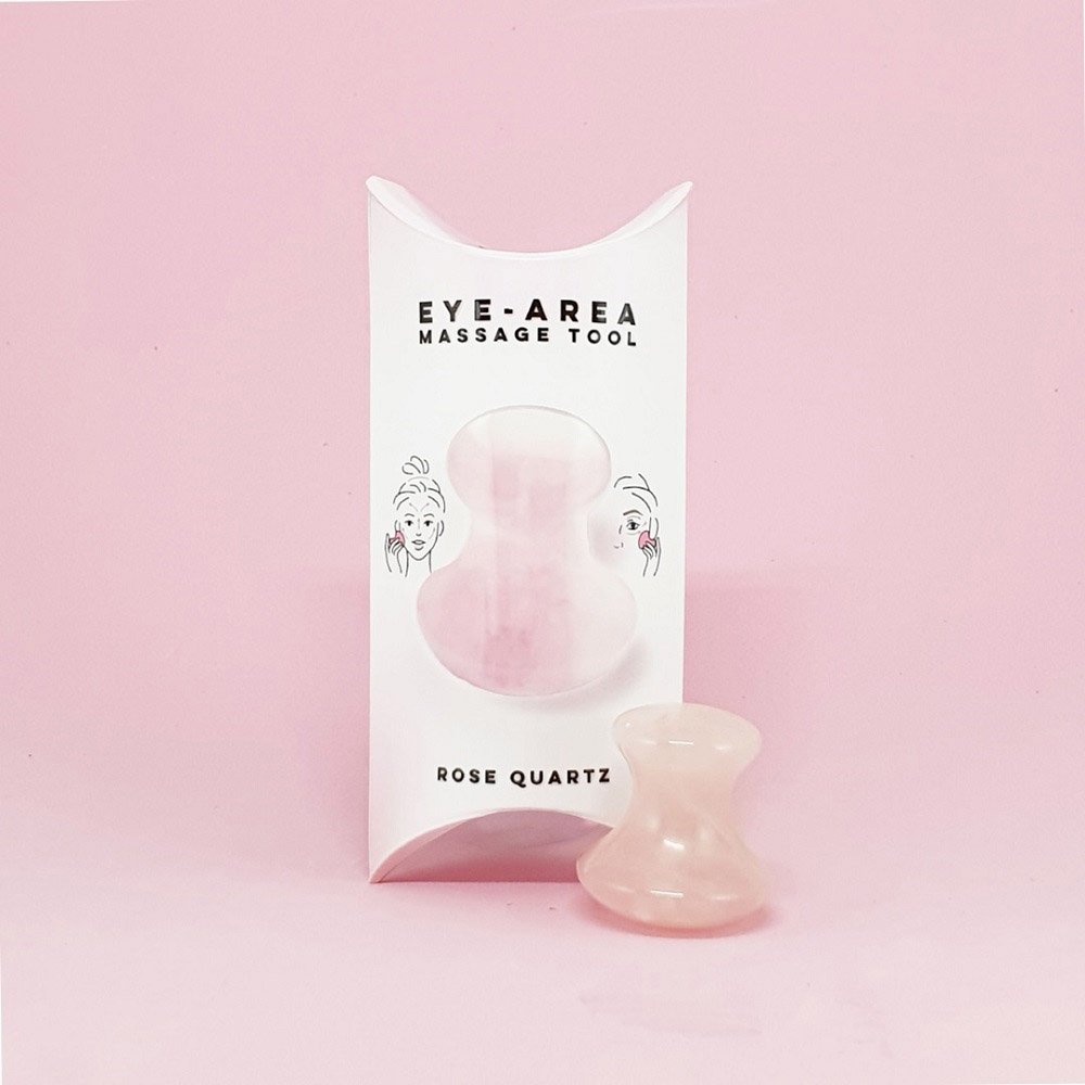 LAVAY Paris Beauty-Tools Gua Sha – Augenkontur Pflege-Accessoires – Rosenquartz
