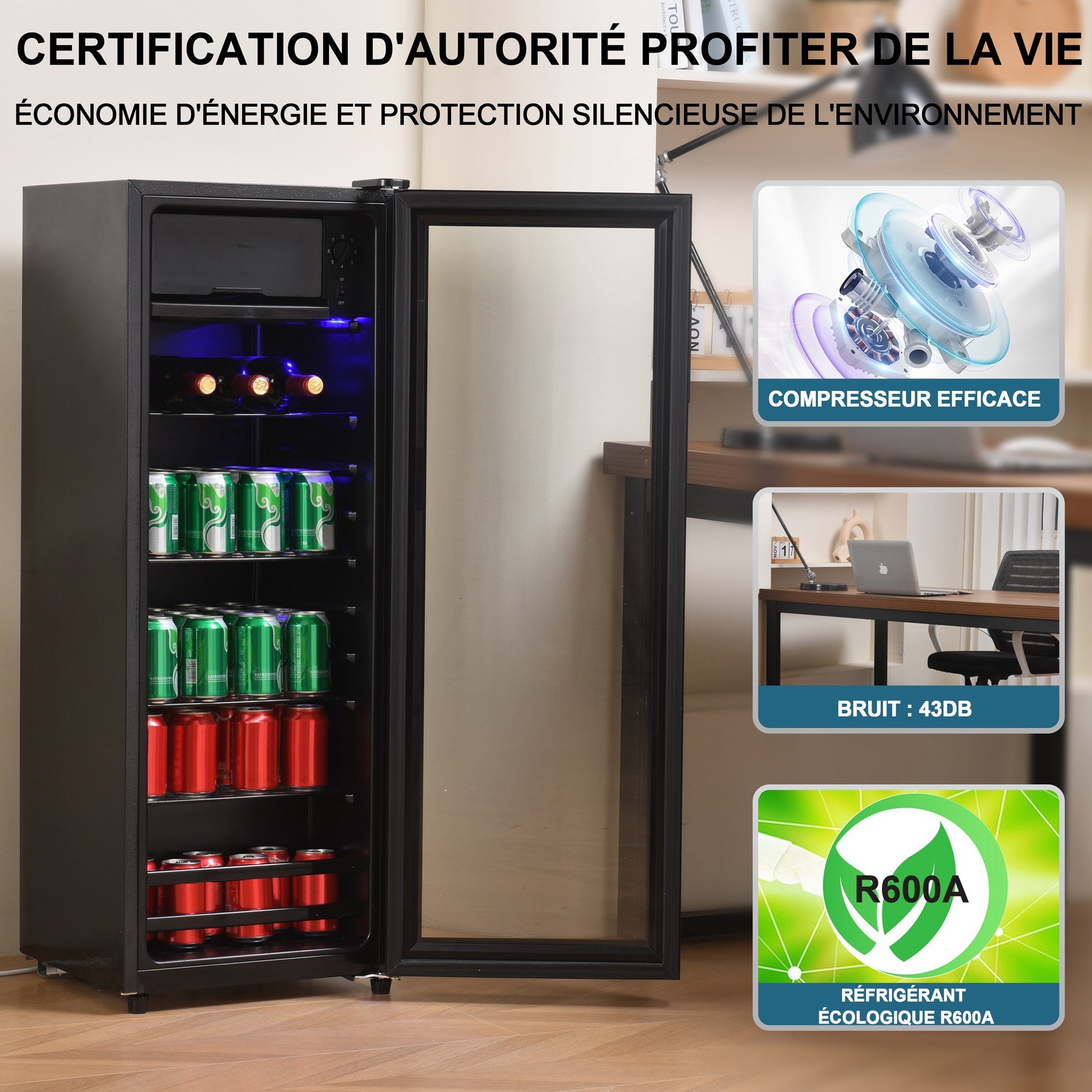 Spark Getränkekühlschrank SC-128P