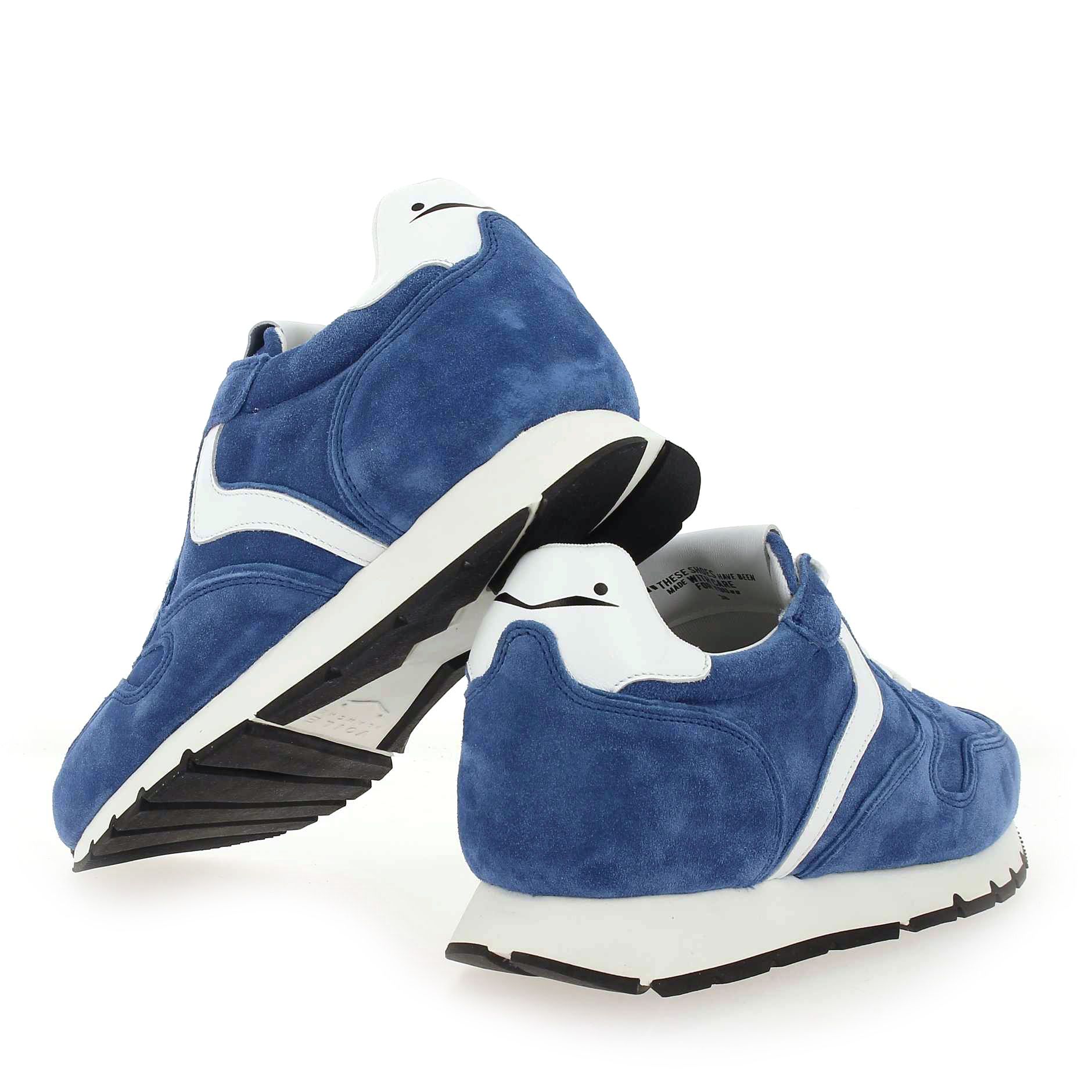 Voile Blanche  JULIA SUEDE - Bleu Blanc