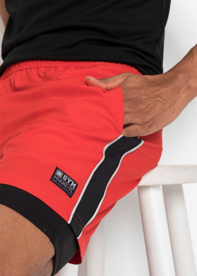 Sporthose mit Shorts, 2 in 1-Optik