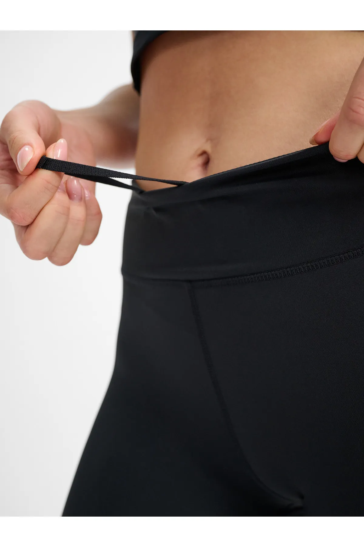 hummel  Sport-Leggings - Schwarz - Mittlerer Bund