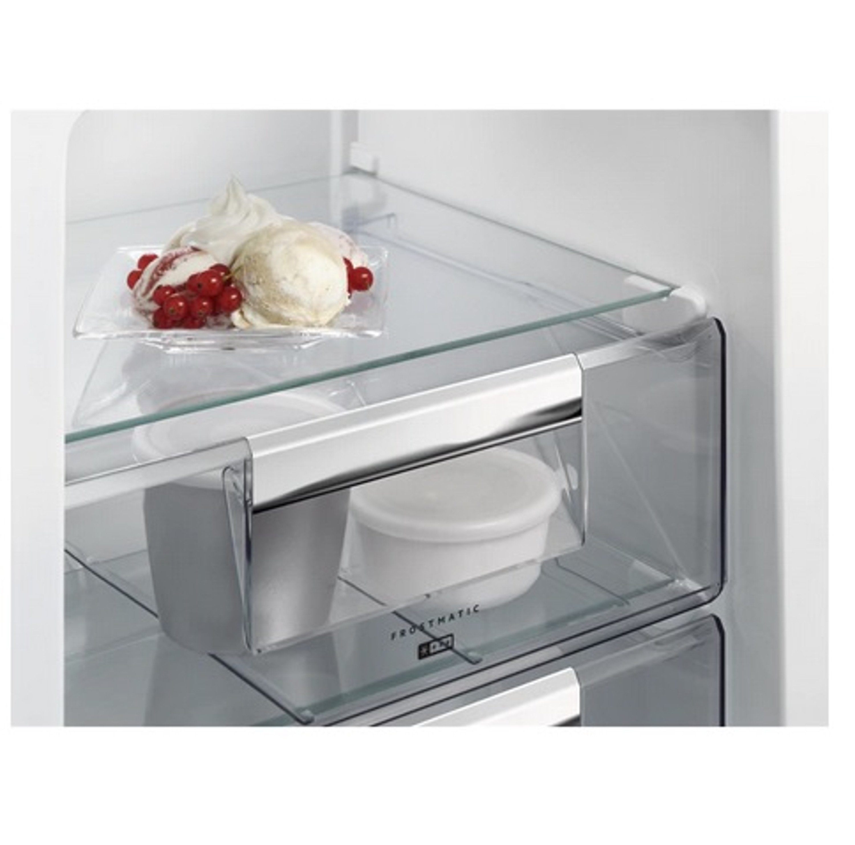 AEG Einbaukühlgefrierkombination SCE818E5TC, 176.9 cm hoch, 55.6 cm breit, CustomFlex – Flexibles Türablagesystem / NoFrost / Festtür