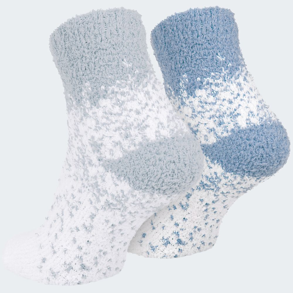 Black Snake Grau/Blau 2-Pack Damen Kuschelsocken