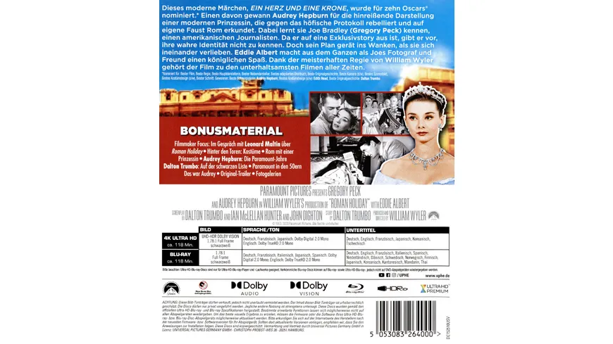 Ein Herz und eine Krone  (+ Blu-ray)