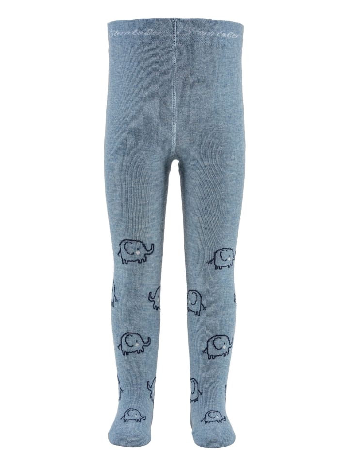 Sterntaler Strumpfhose Elefanten in helles blau günstig kaufen 128