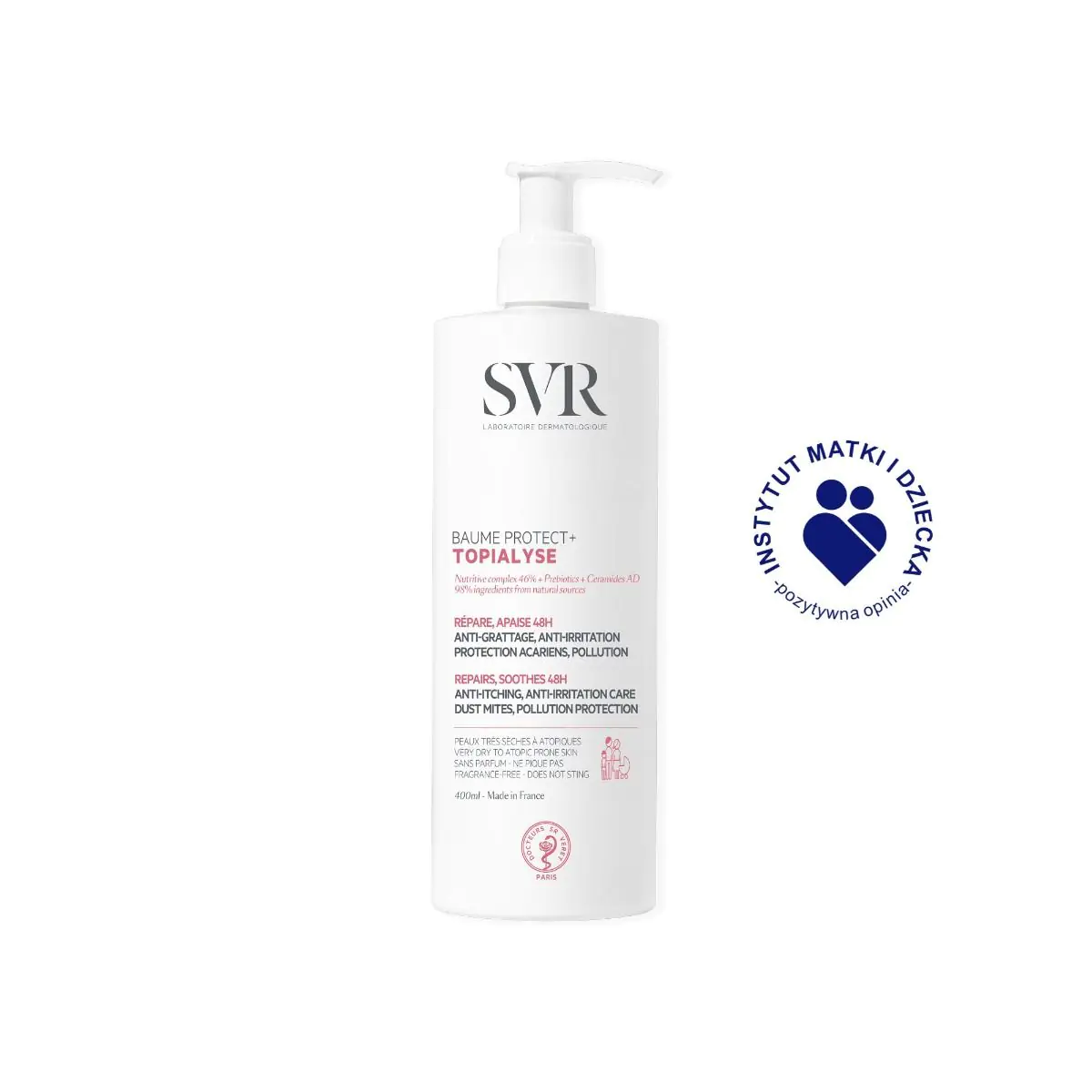 SVR Topialyse Baume Protect+ kūno balzamas