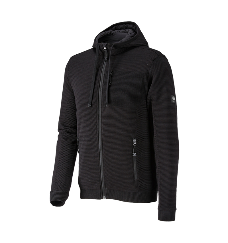 Windbreaker Kapuzenstrickjacke e.s.motion ten