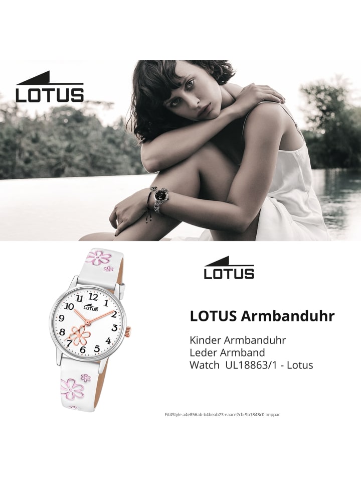 Lotus Chronograph-Armbanduhr Lotus Classic weiß klein (ca. 30mm) günstig kaufen onesize