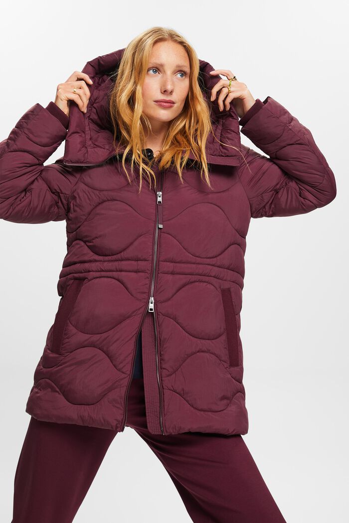 Steppjacke mit Kapuze