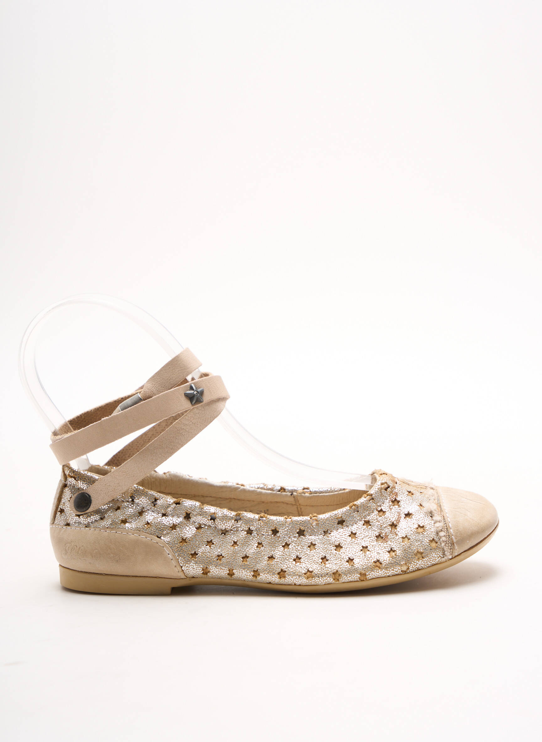 Ikks Ballerines Fille couleur beige