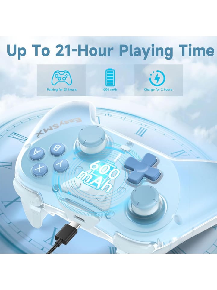 Almina Switch Pro Controller, kabelloser Switch-Controller in Blau günstig kaufen onesize
