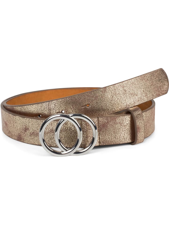 styleBREAKER Gürtel in Antik-Gold-Silber günstig kaufen