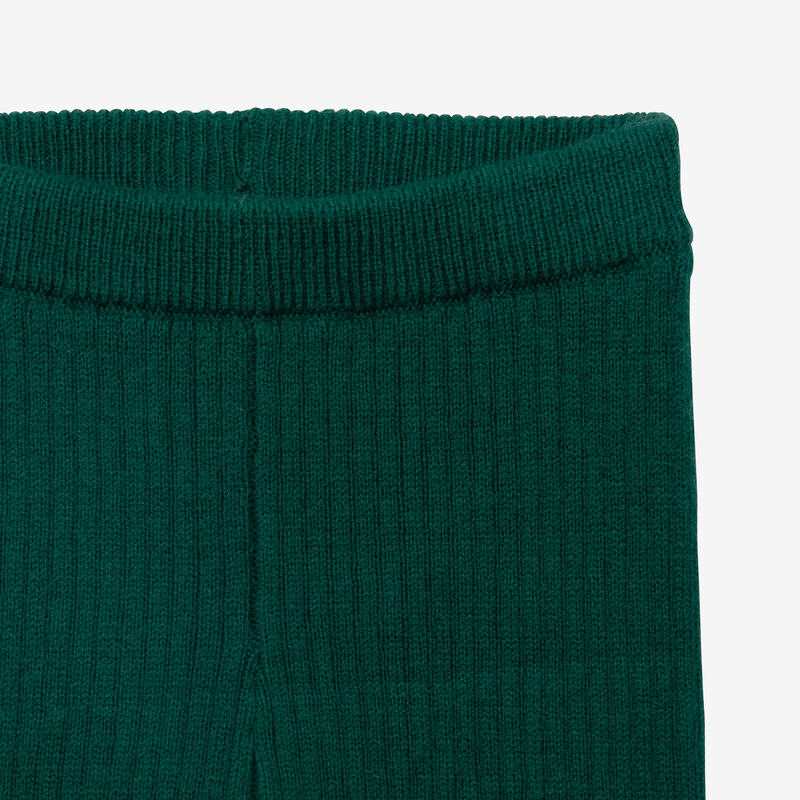 Leggings bébé tricot vert naissance Catimini