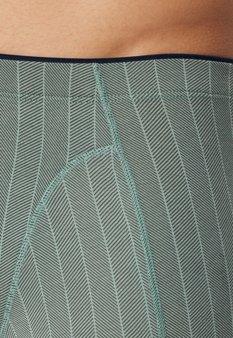 Shorts Organic Cotton gestreift linde - 95/5
