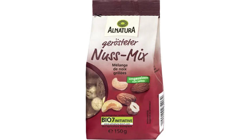 Alnatura Bio Nuss-Mix geröstet & ungesalzen 150 g