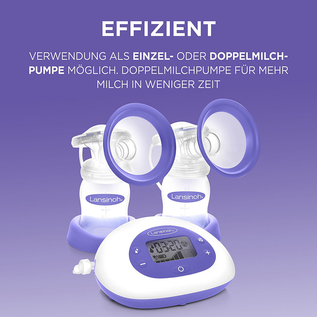 2in1 Elektrische Milchpumpe