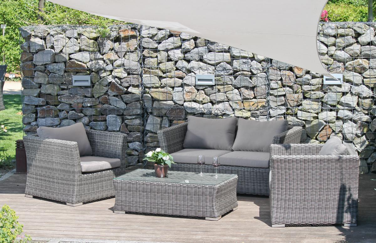 Garden Pleasure Harms Lounge Gruppe AVILA 4-teilig