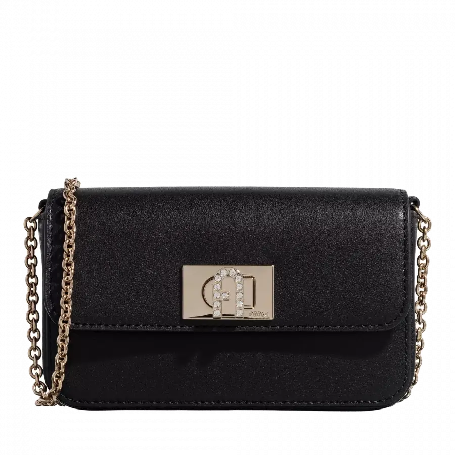 Furla - Furla Shoulder Bags Synthetische Fasern Black - schwarz