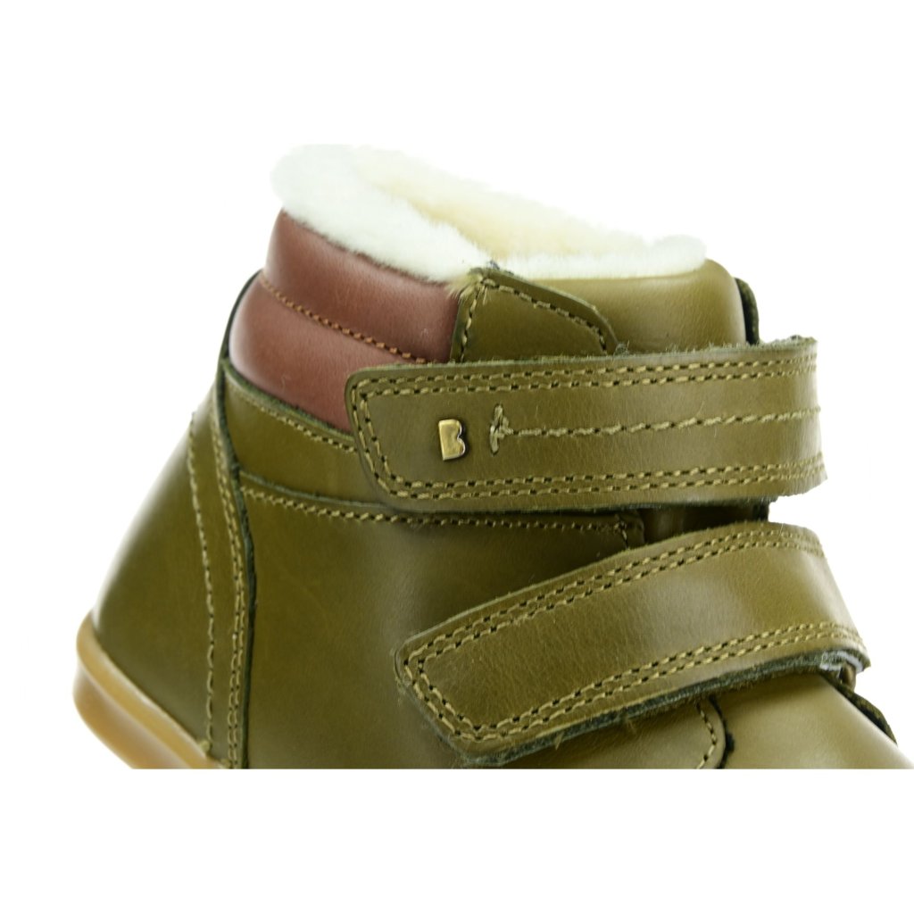 Bobux Timber Arctic Olive grüne gefütterten Stiefeletten