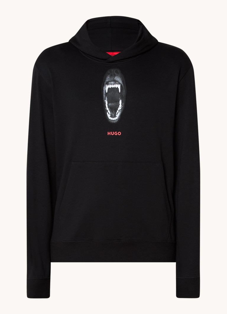 HUGO BOSS Dartchon hoodie with logo and back print