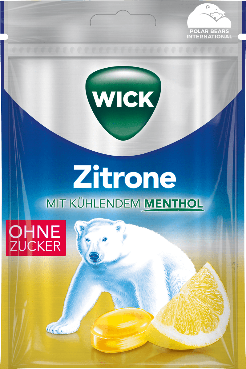 Hustenbonbon, Zitrone & Menthol, 72 g