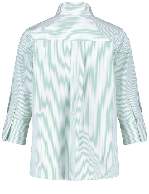 3/4 Arm Bluse aus reiner Baumwolle