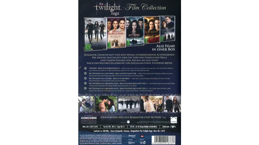 Die Twilight Saga - Film Collection  [5 DVDs]