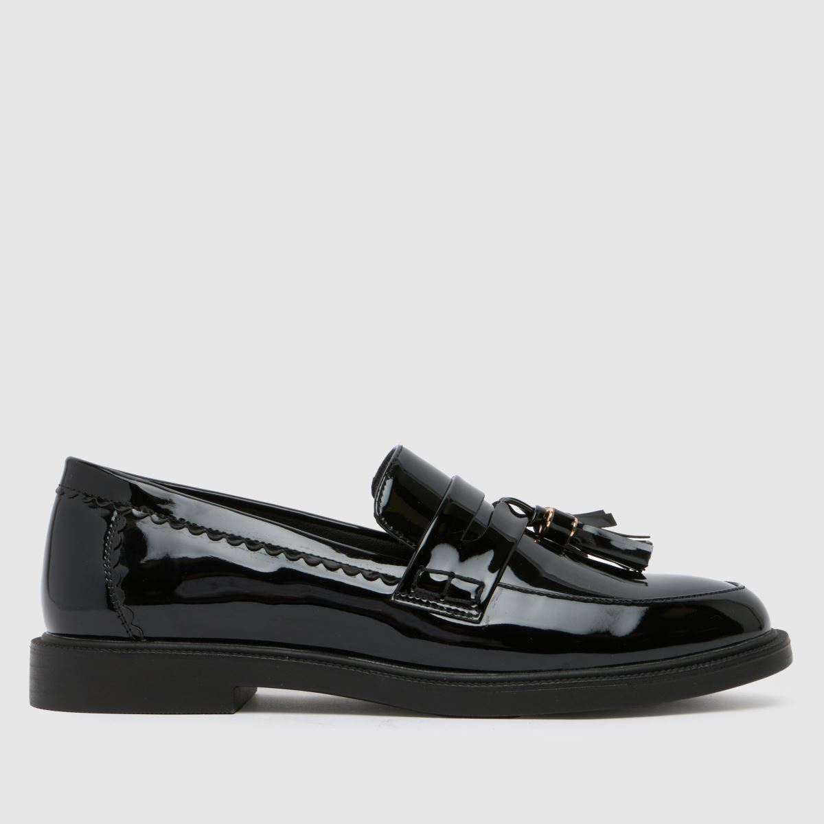 Schuh fekete lillie mokaszin lányka ifjúsági cipő