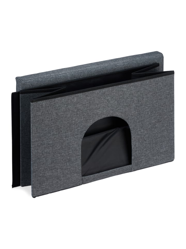 relaxdays Katzenhöhle in Grau -  (B)64,5 x (H)38,5 x (T)37,5 cm günstig kaufen onesize