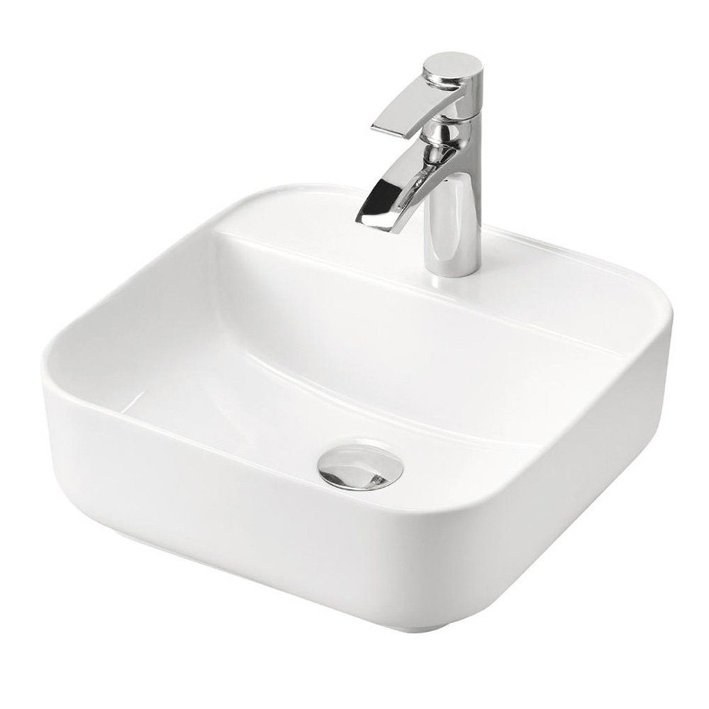 Lomadox Badmöbel-Set IRAKLIO-56, (12-St), Eiche Doppelwaschtisch Keramik Waschbecken Spiegelschränke Hochschrank