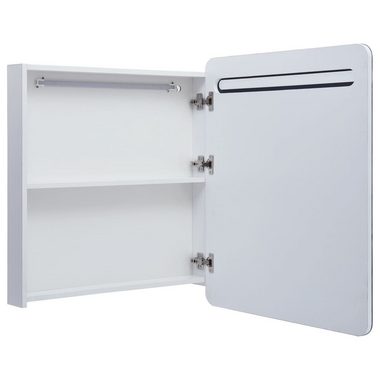 vidaXL Badezimmerspiegelschrank LED-Spiegelschrank 68x9x80 cm